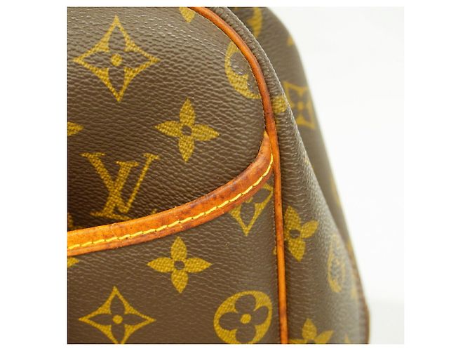 Borsa Louis Vuitton Monogram Deauville Marrone - vista 7