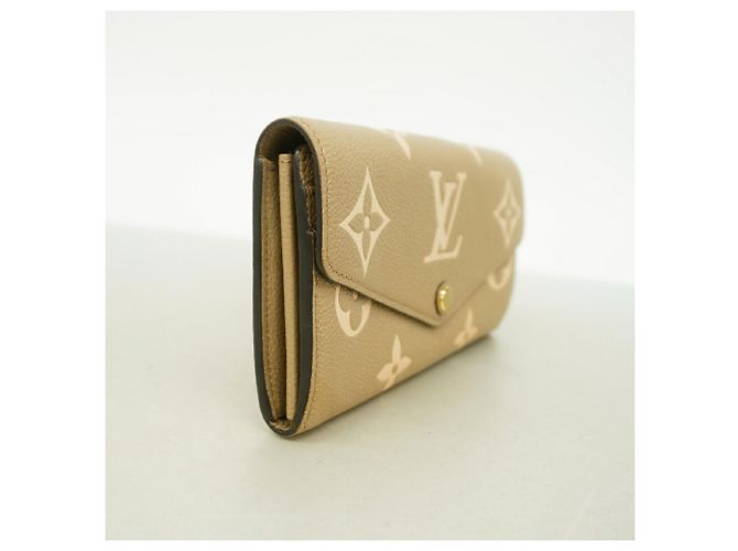 Portafoglio lungo Louis Vuitton Monogram Empreinte Bicolor Beige - vista 2