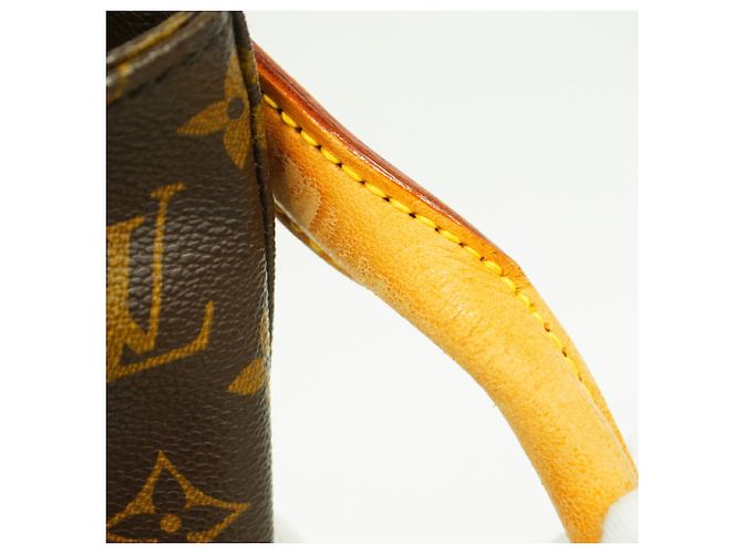 Bolsa de Ombro Louis Vuitton Monogram Looping GM Marrom - vista 10