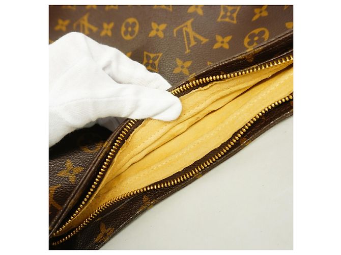 Bolsa de Ombro Louis Vuitton Monogram Looping GM Marrom - vista 11