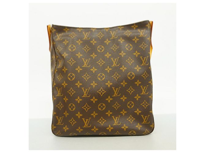 Bolsa de Ombro Louis Vuitton Monogram Looping GM Marrom - vista 13