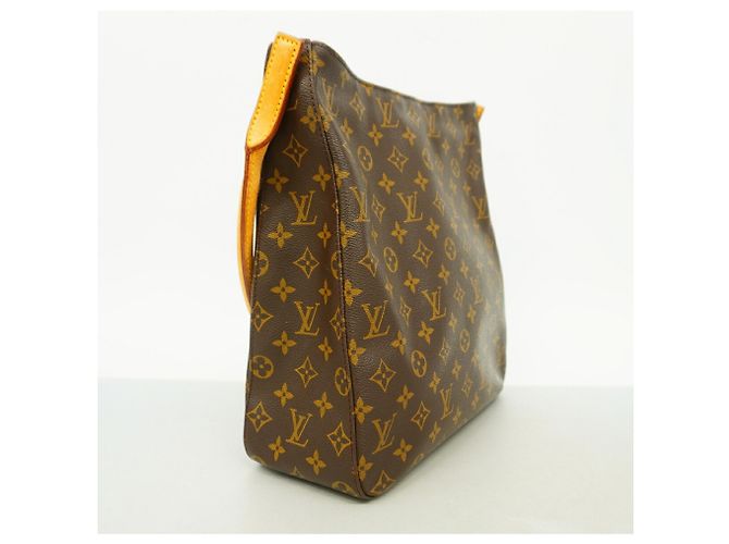 Bolsa de Ombro Louis Vuitton Monogram Looping GM Marrom - vista 2