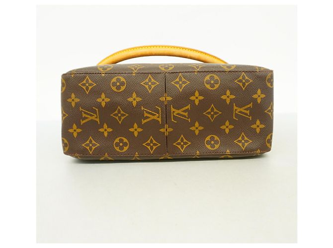 Bolsa de Ombro Louis Vuitton Monogram Looping GM Marrom - vista 3