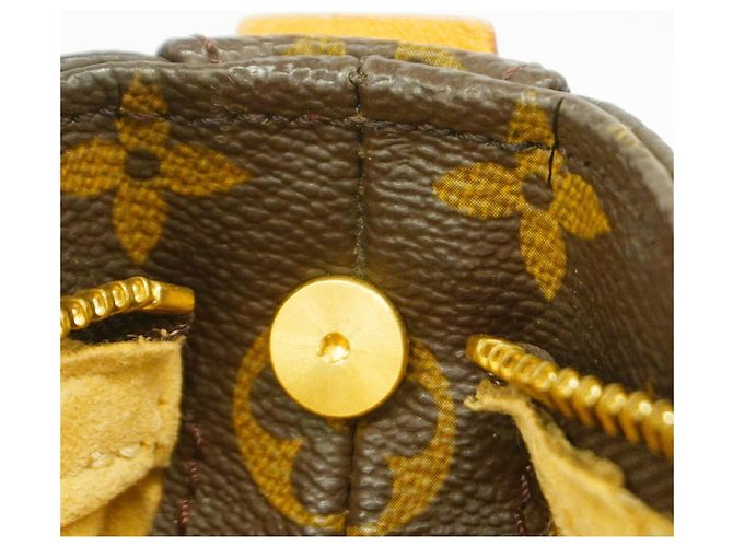 Bolsa de Ombro Louis Vuitton Monogram Looping GM Marrom - vista 6