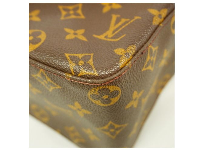 Bolsa de Ombro Louis Vuitton Monogram Looping GM Marrom - vista 7