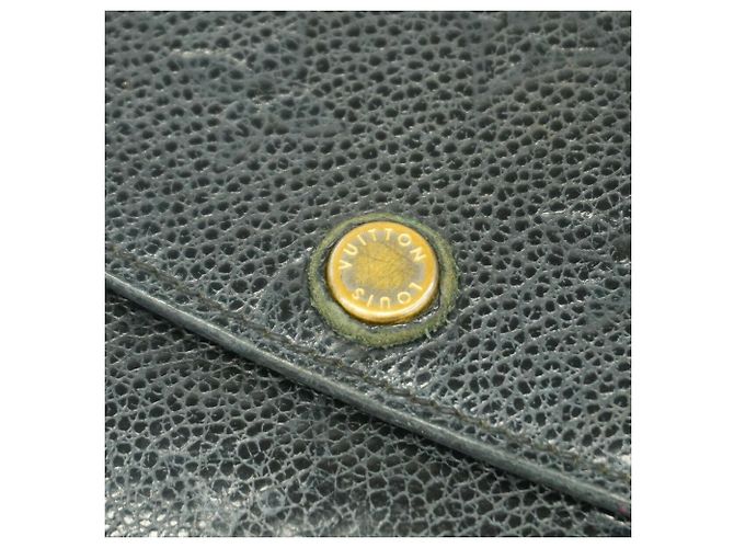 Louis Vuitton Monogram Empreinte Portefeuille Emilie Long Wallet Preto - vista 9
