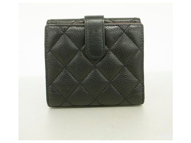 Portafoglio Chanel Matelassé in pelle caviar - Black - vista 7