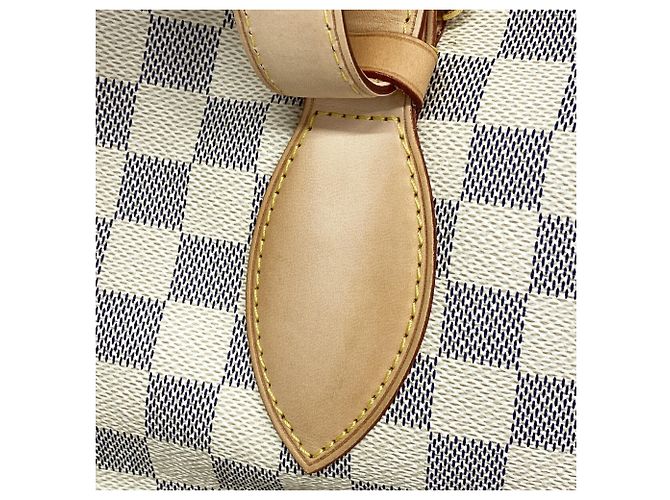Borsa Tote Louis Vuitton Damier Azur Hampstead MM Bianco - vista 10