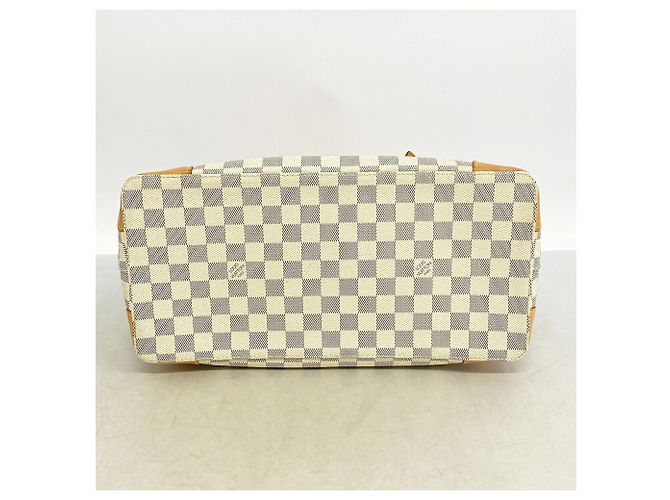 Borsa Tote Louis Vuitton Damier Azur Hampstead MM Bianco - vista 3