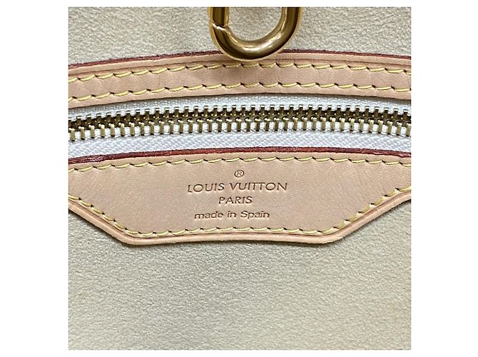 Borsa Tote Louis Vuitton Damier Azur Hampstead MM Bianco - vista 5
