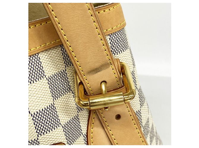 Borsa Tote Louis Vuitton Damier Azur Hampstead MM Bianco - vista 8
