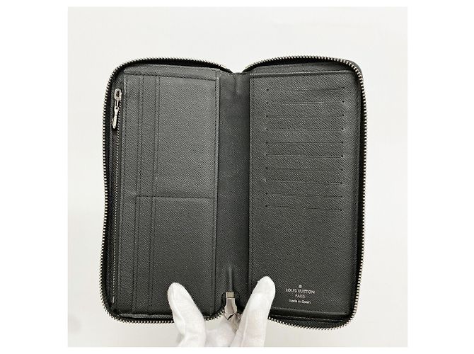 Portafoglio Zippy Louis Vuitton Monogram Eclipse Nero - vista 3