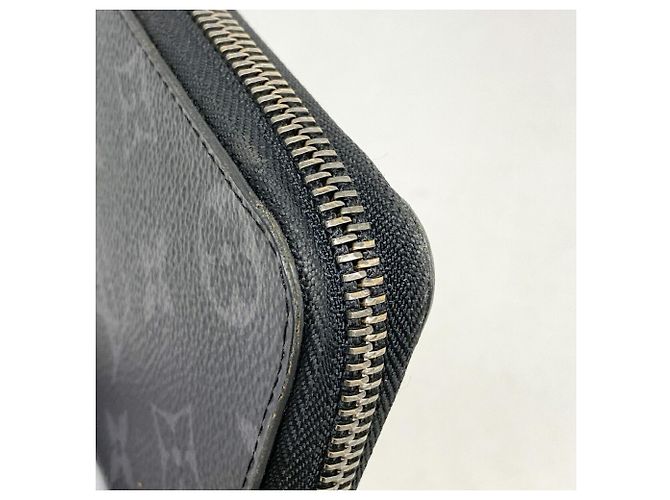 Portafoglio Zippy Louis Vuitton Monogram Eclipse Nero - vista 6