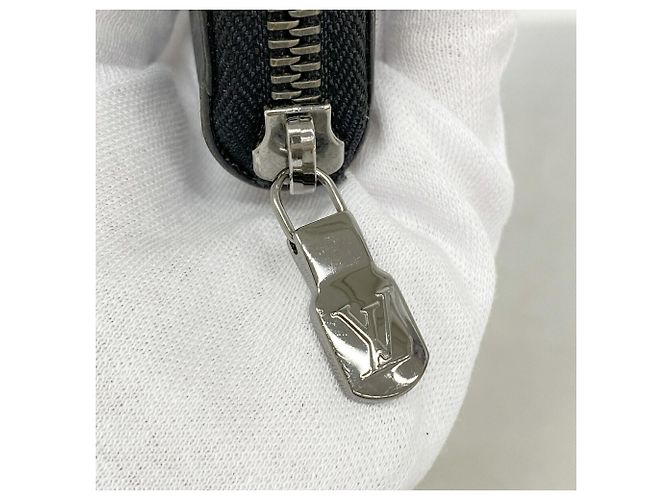 Portafoglio Zippy Louis Vuitton Monogram Eclipse Nero - vista 8