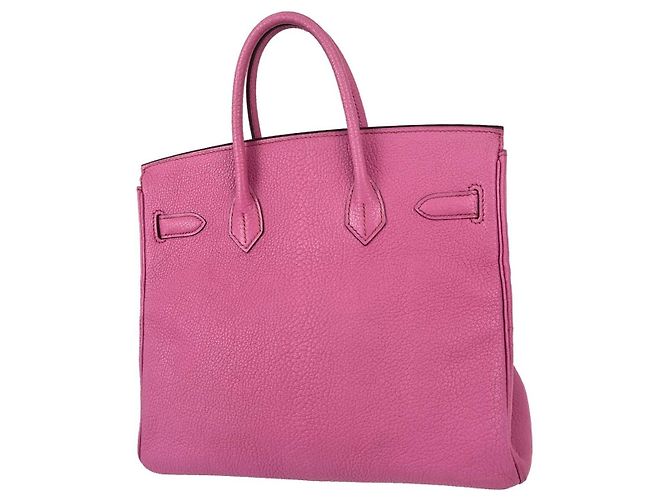 Hermès Hermes HAC Birkin Pink Chevre de Coromandel with Palladium Hardware 28 - Ansicht 2