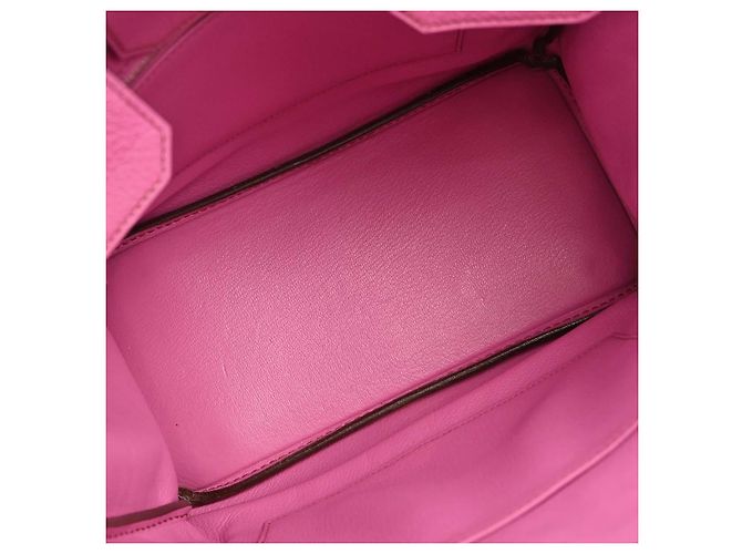 Hermès Hermes HAC Birkin Pink Chevre de Coromandel with Palladium Hardware 28 - Ansicht 3