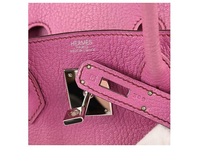 Hermès Hermes HAC Birkin Pink Chevre de Coromandel with Palladium Hardware 28 - Ansicht 4