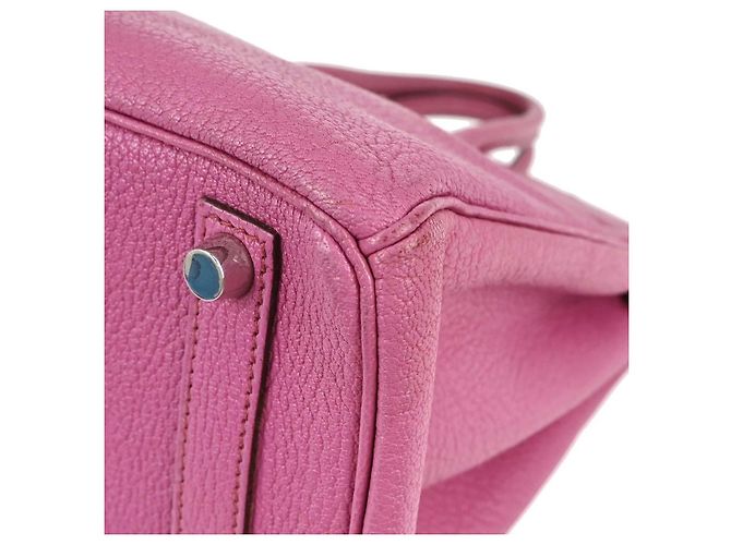 Hermès Hermes HAC Birkin Pink Chevre de Coromandel with Palladium Hardware 28 - Ansicht 6