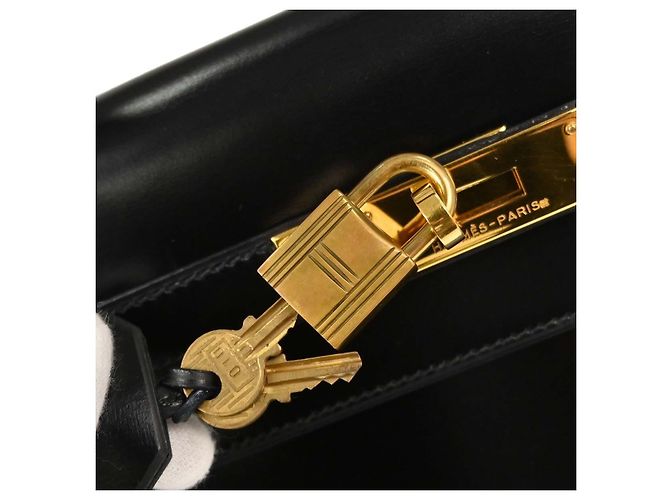Hermès Hermes Kelly Sellier Box Calf Schwarz - Ansicht 6