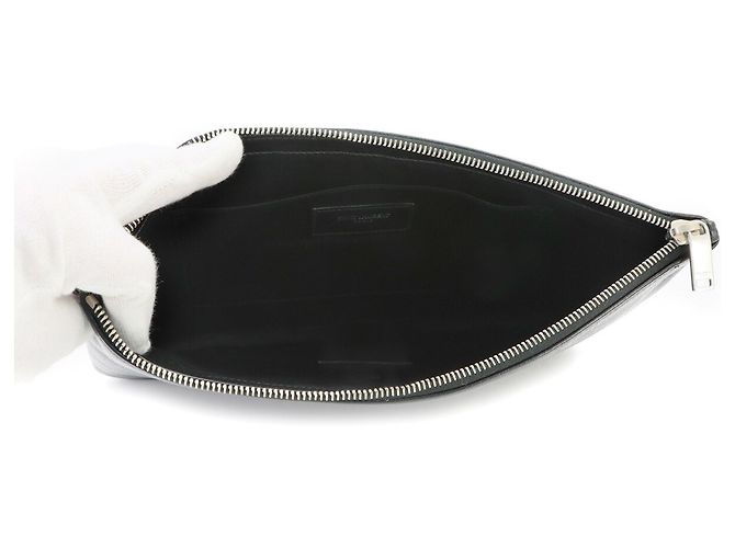 Autre Marque Borsa a pochette Saint Laurent in pelle Nero - vista 6
