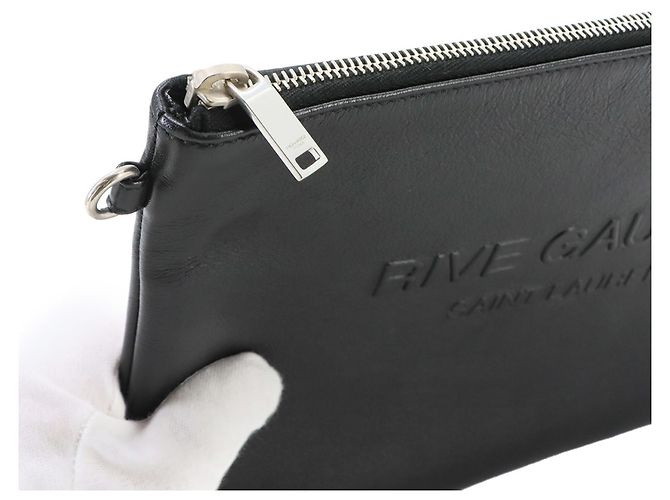 Autre Marque Borsa a pochette Saint Laurent in pelle Nero - vista 8