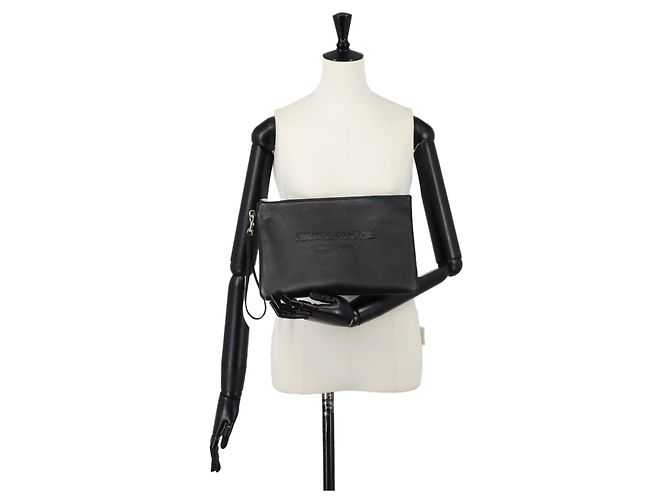 Autre Marque Borsa a pochette Saint Laurent in pelle Nero - vista 9