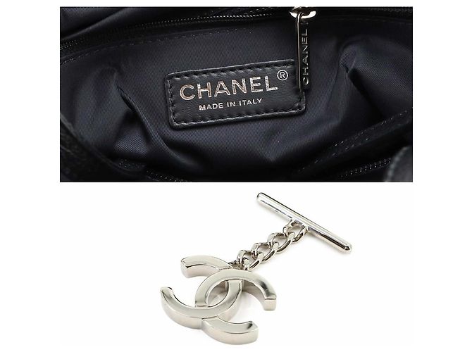 Timeless Borsa Chanel Paris Biarritz PM Tote Nero - vista 9