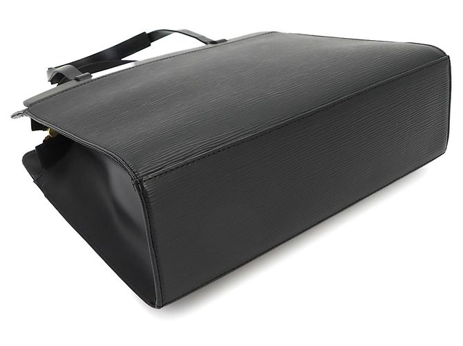 Louis Vuitton Croisette PM Epi Leather Tote Bag Black - view 4