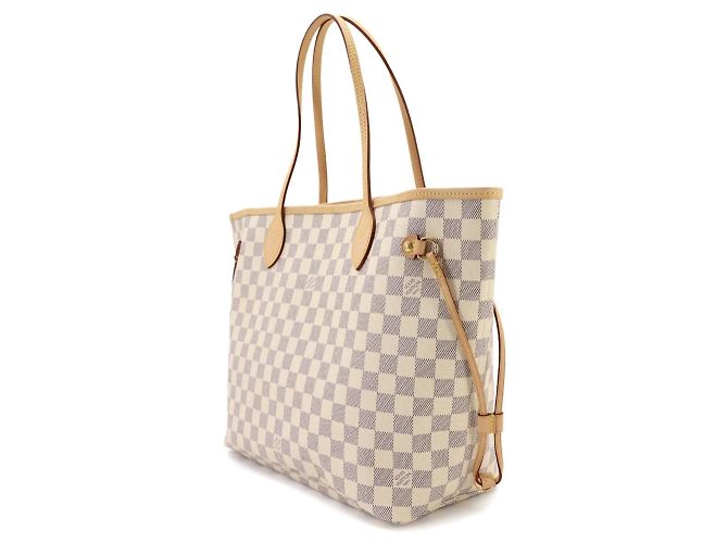 Louis Vuitton Neverfull MM Damier Azur Tote Handtasche - Ansicht 4