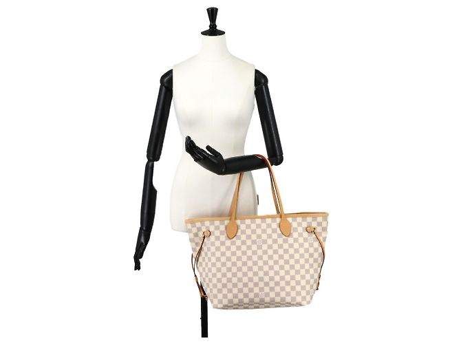 Louis Vuitton Neverfull MM Damier Azur Tote Handtasche - Ansicht 9