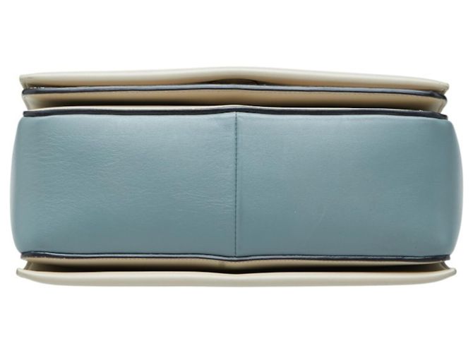 16 Céline Celine Frame Medium Schultertasche Blau Grau - Ansicht 3