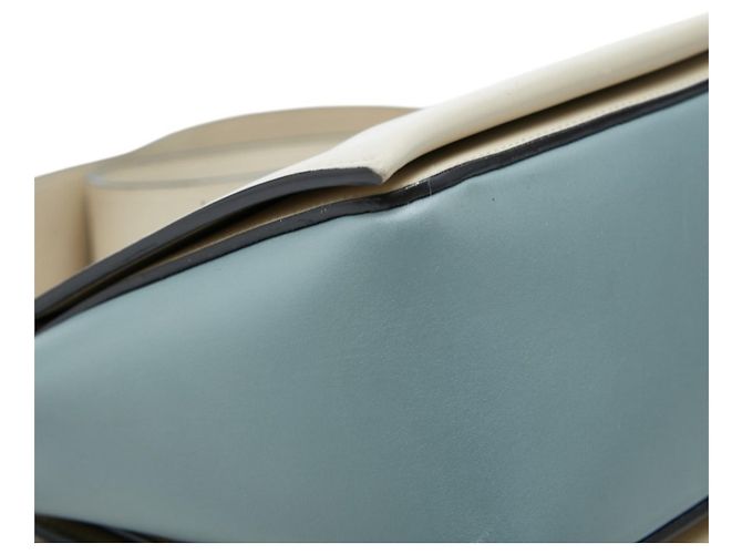 16 Céline Celine Frame Medium Schultertasche Blau Grau - Ansicht 8