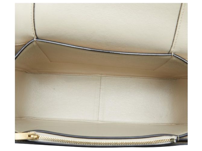16 Céline Celine Frame Medium Schultertasche Blau Grau - Ansicht 9