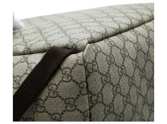 Gucci GG Supreme Interlocking G Rucksack Braun Beige - Ansicht 7