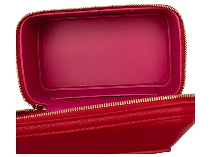 Bulgari Bvlgari Serpenti Schmuckkästchen aus rotem Leder - Ansicht 4