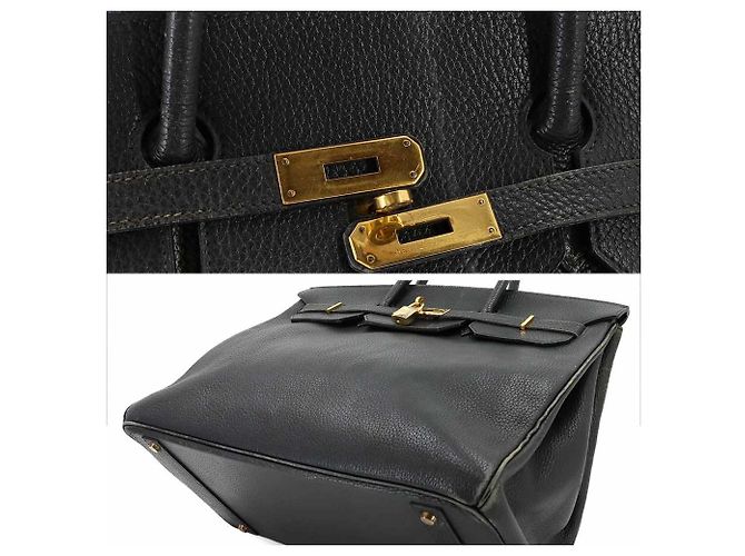Hermès Hermes Birkin 40 Handtasche Schwarz - Ansicht 9