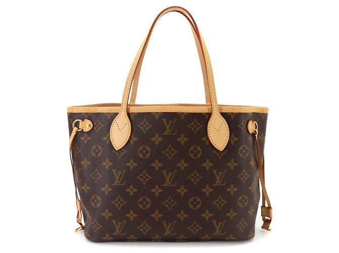 Bolsa de mão Louis Vuitton Monogram Neverfull PM Marrom Rosa - vista 3