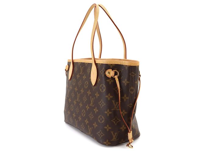 Bolsa de mão Louis Vuitton Monogram Neverfull PM Marrom Rosa - vista 4