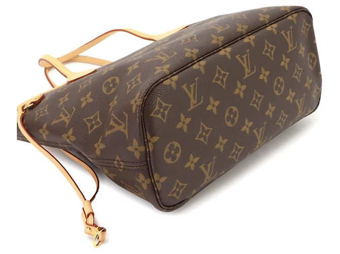 Bolsa de mão Louis Vuitton Monogram Neverfull PM Marrom Rosa - vista 5
