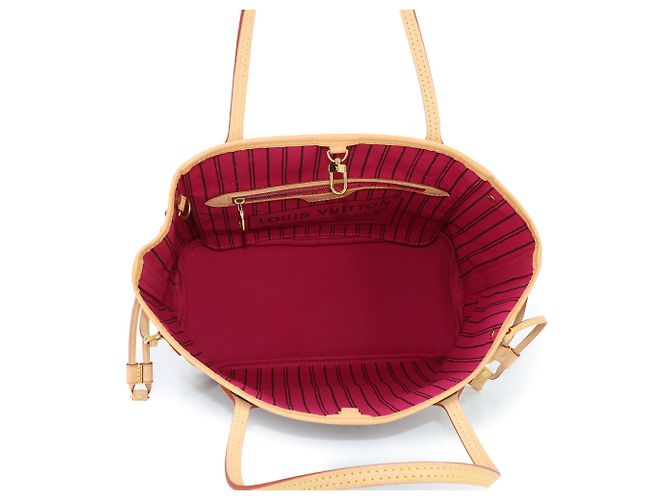 Bolsa de mão Louis Vuitton Monogram Neverfull PM Marrom Rosa - vista 7