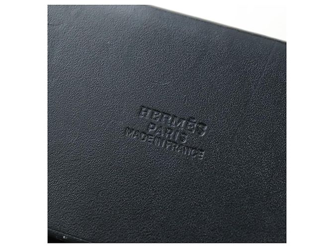 Hermès Herbag Cabas Toile and Leather MM Nero - vista 6