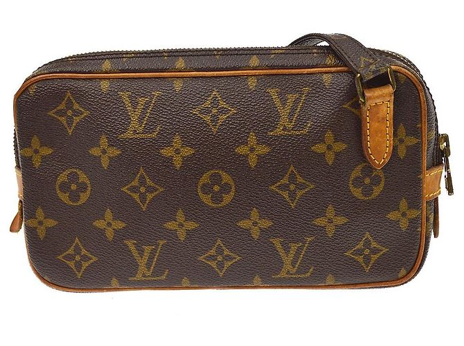 Louis Vuitton Pochette Marly Bandouliere Monogram Canvas Marrom - vista 2