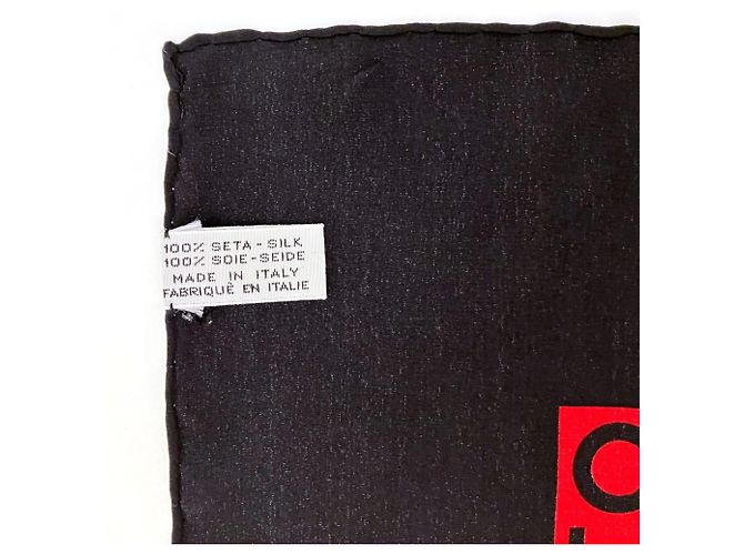 Chanel Seidentuch Matelassé Braun Orange - Ansicht 5