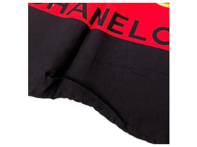 Chanel Seidentuch Matelassé Braun Orange - Ansicht 7