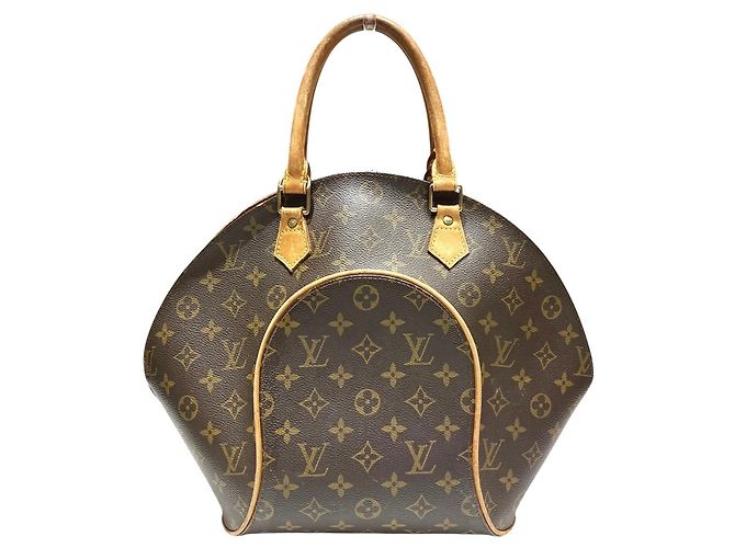 Bolso Louis Vuitton Ellipse MM Castaño Monograma - vista 2