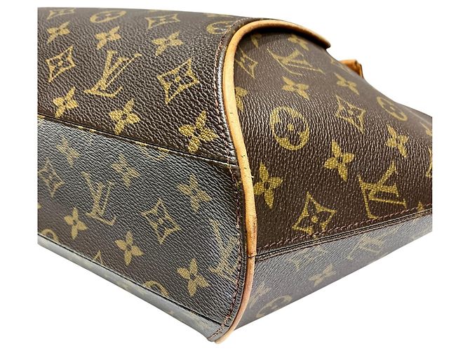 Bolso Louis Vuitton Ellipse MM Castaño Monograma - vista 8
