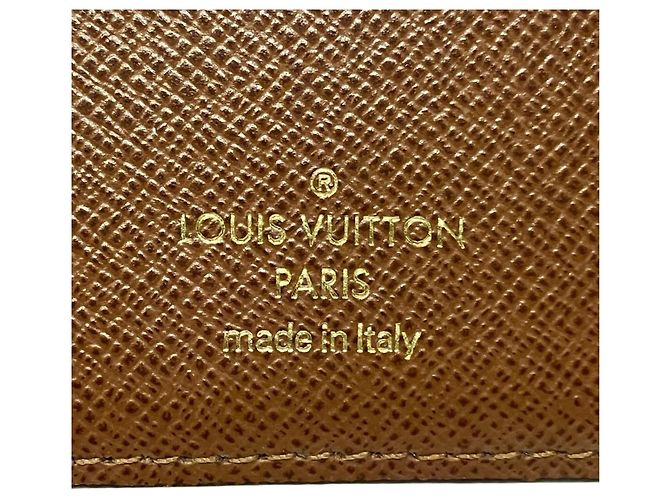 Louis Vuitton Portefeuille Victorine Tri-fold Wallet Marrone Monogramma - vista 4