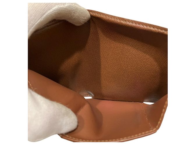 Louis Vuitton Portefeuille Victorine Tri-fold Wallet Marrone Monogramma - vista 5