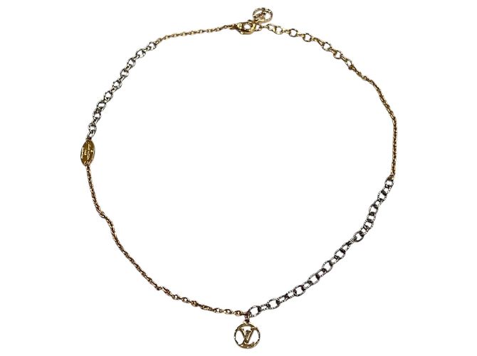Collana Louis Vuitton Logo Mania D'oro - vista 3