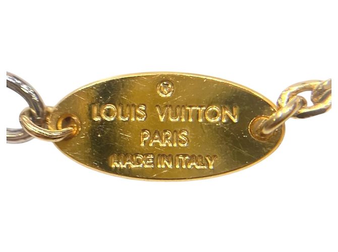 Collana Louis Vuitton Logo Mania D'oro - vista 5